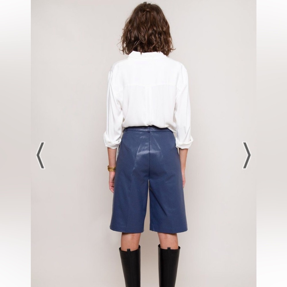 Frankie Shop coated Bermuda shorts - Picture 7 of 11
